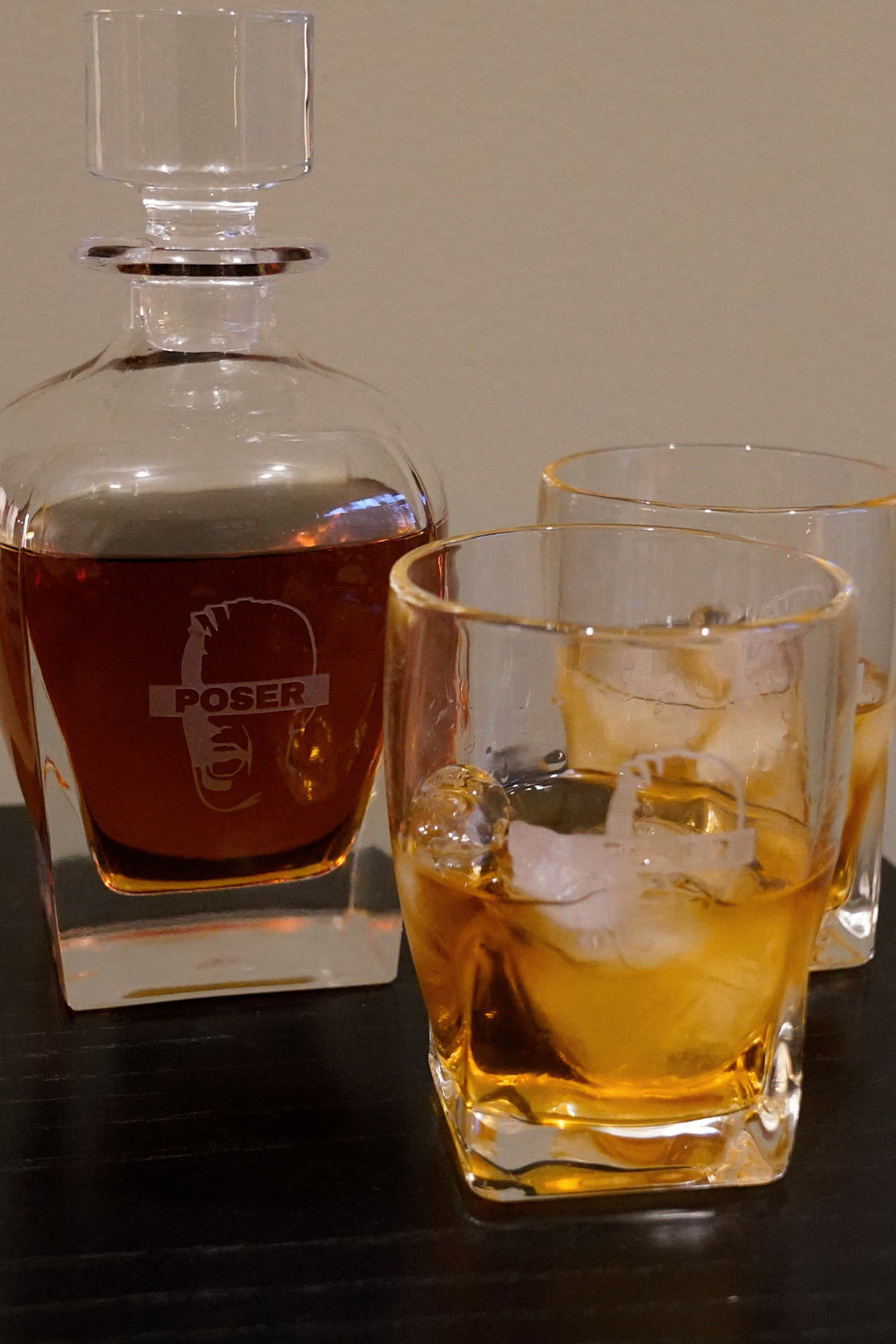 Whiskey decanter set