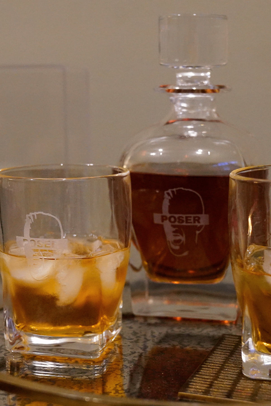 Whiskey decanter set